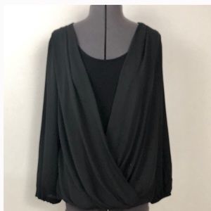 Alfani black blouse.  Size M Petitie